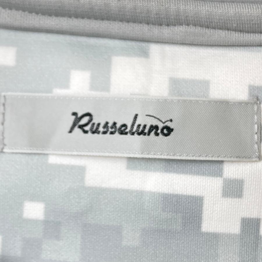 RUSSELUNO ラッセルノ スウェットシャツ ルチャ デジカモ 総柄 グレー