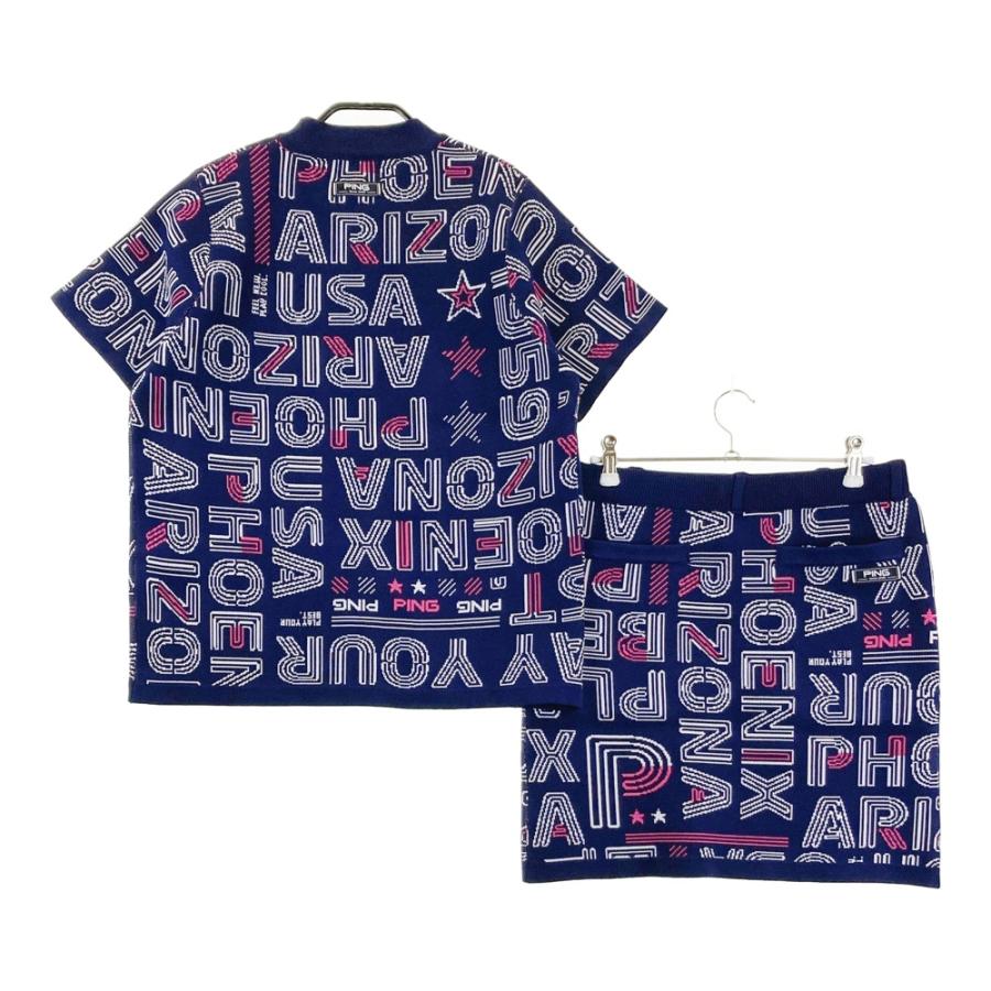 PING（ピン） 【新品】PING ニット セーター 上下セット ネイビー系 L