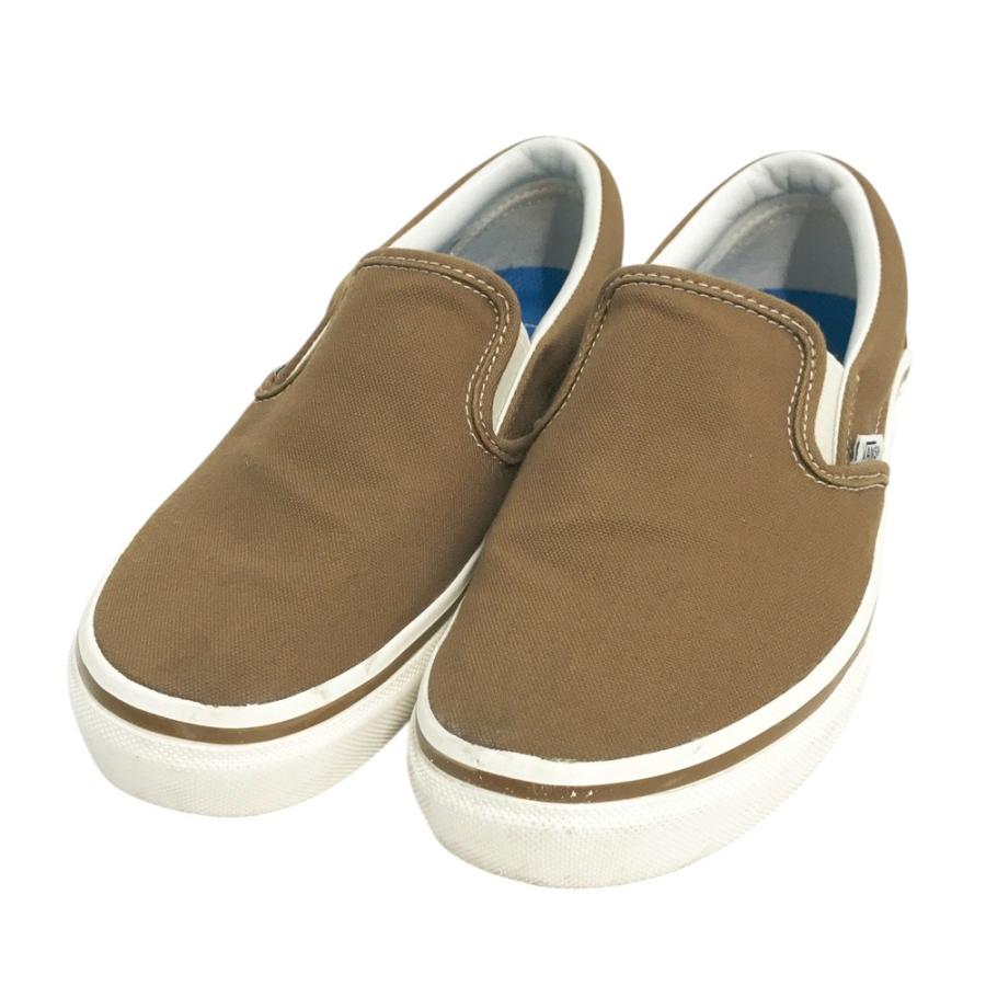 VANS ヴァンズ 588954-0001 スリッポン ブラウン系 24.0cm レディース 