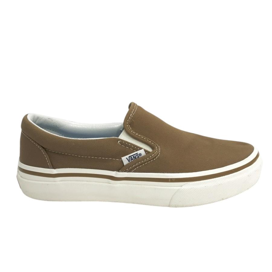 VANS ヴァンズ 588954-0001 スリッポン ブラウン系 24.0cm レディース 