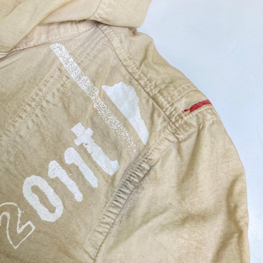美品 DIESEL ベージュ ダメージ加工 ライダースジャケット ディーゼル M DIESEL（ディーゼル） ライダースジャケット ダメージ加工 ベージュ系