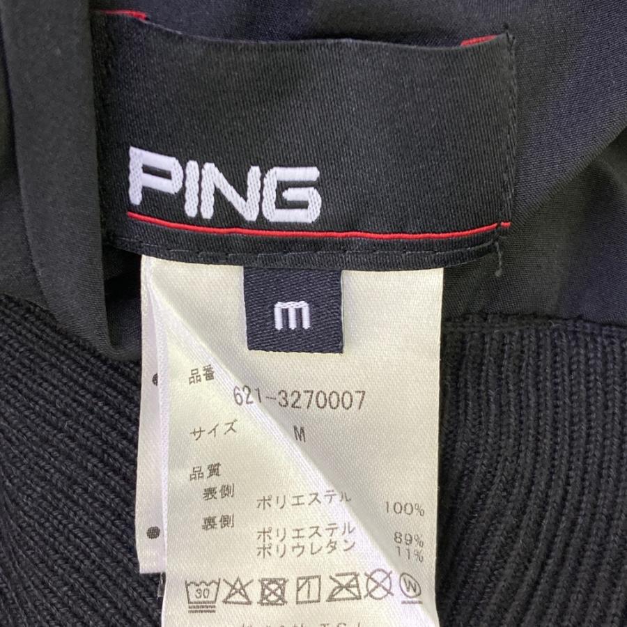 PING リバーシブル ジャケット グレー PING（ピン） リバーシブルジャケット ブラック系 M ゴルフウェア