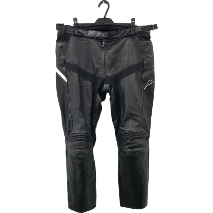 KUSHITANI ブラックレザーライディングパンツ LL KUSHITANI クシタニ K-1061 ファクトプロ レザーパンツ2 ブラック系 L