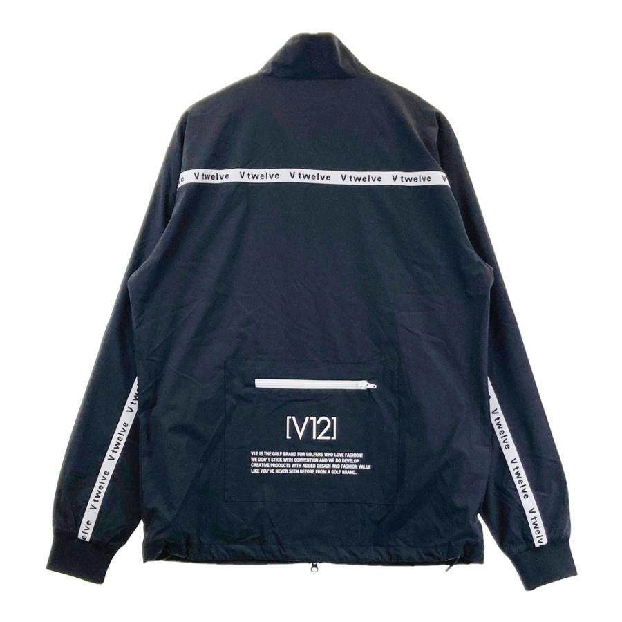 V12（ヴィ・トゥエルヴ） ジップジャケット ブラック系 XXL ゴルフ