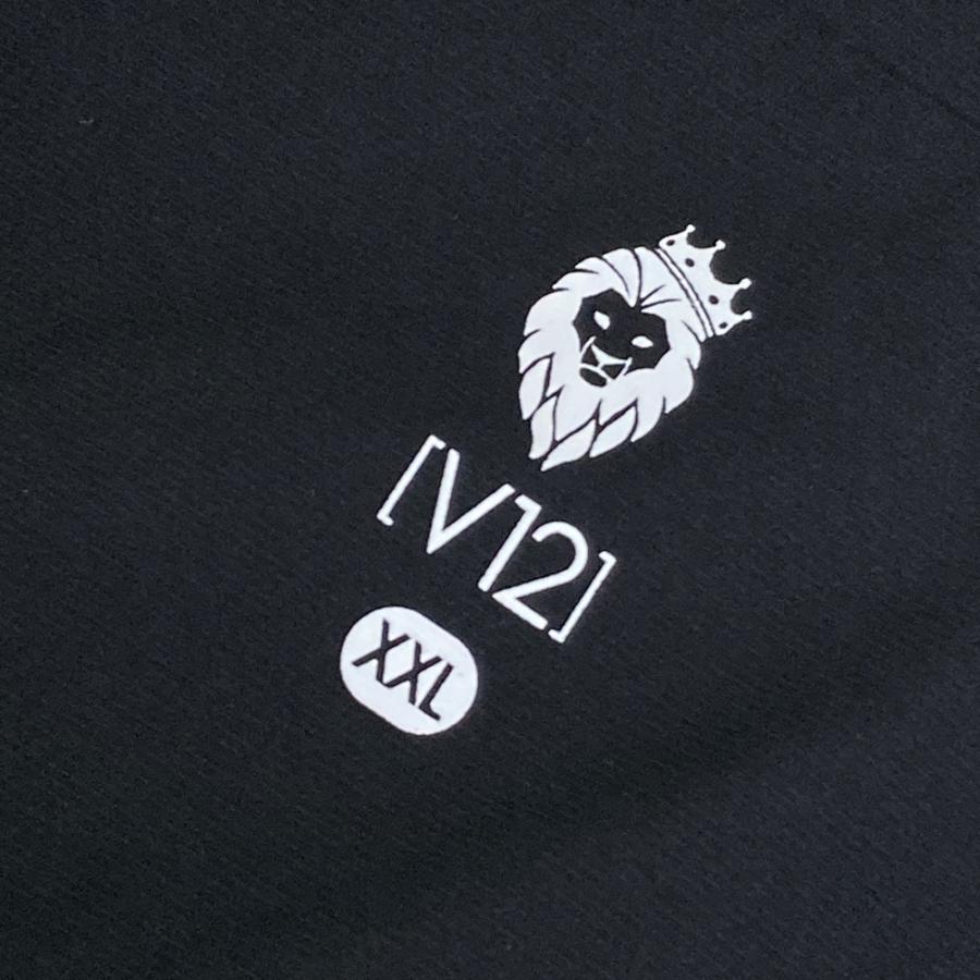 V12（ヴィ・トゥエルヴ） ジップジャケット ブラック系 XXL ゴルフ