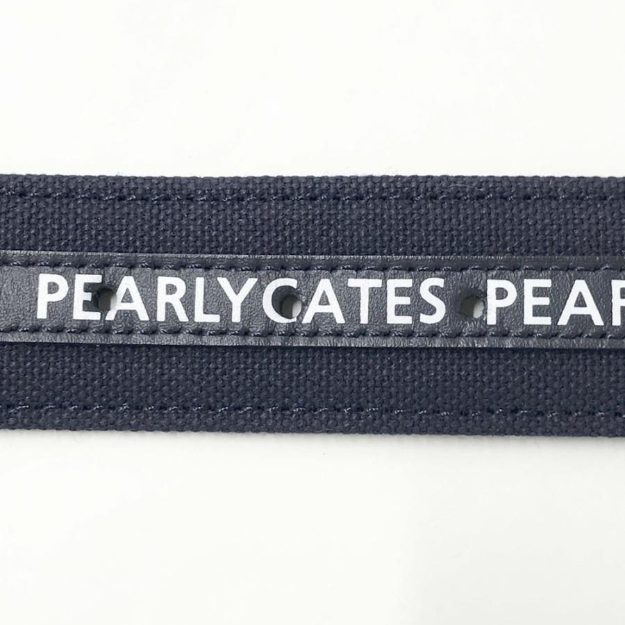 PEARLY GATES パーリーゲイツ ロゴバックルベルト ネイビー系 ゴルフ