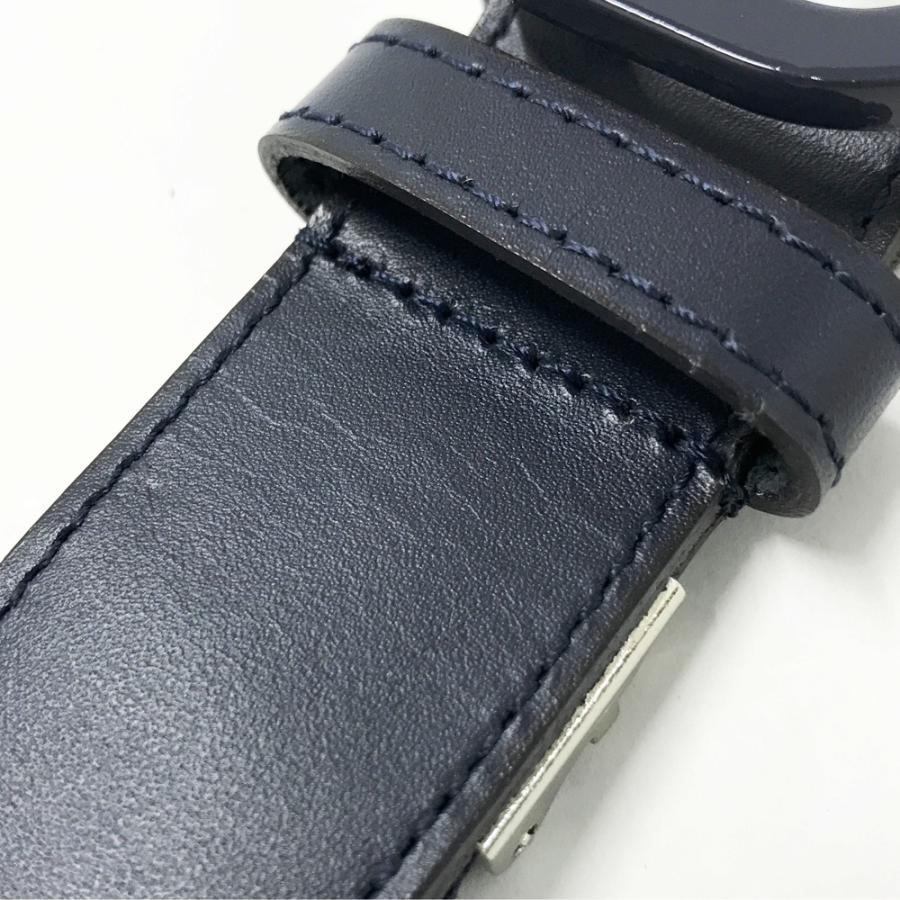 PEARLY GATES パーリーゲイツ ロゴバックルベルト ネイビー系 ゴルフ