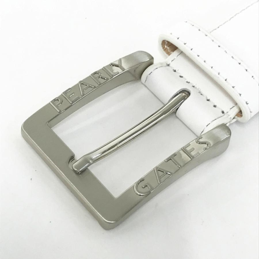 PEARLY GATES パーリーゲイツ メッシュベルト ホワイト系 ゴルフウェア