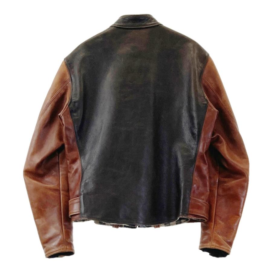 JOE McCOYS ジョーマッコイ ホースハイド レザージャケット ブラウン系