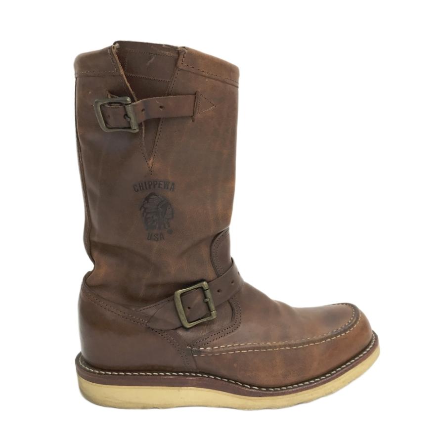 CHIPPEWA チペワ 97877 エンジニアブーツ ブラウン系 7E メンズ