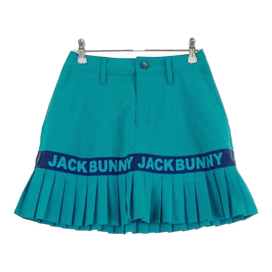 JACK BUNNY ジャックバニー インナー付 プリーツスカート ブルー系 0
