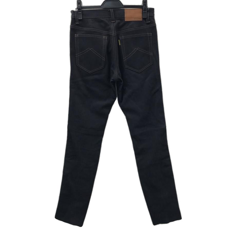 クシタニ　レザーパンツ 33 KUSHITANI クシタニ レザーパンツ EXPLORER ネイビー系 29 バイク