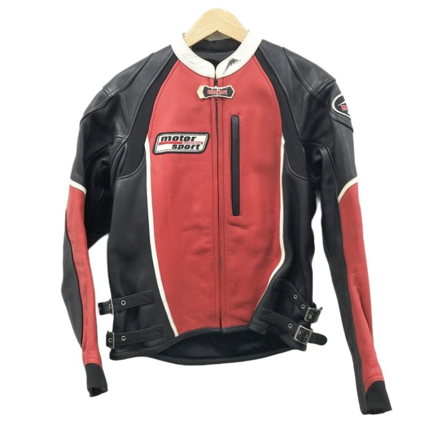 KUSHITANI クシタニ レザージャケット レッド系 LL バイクウェア