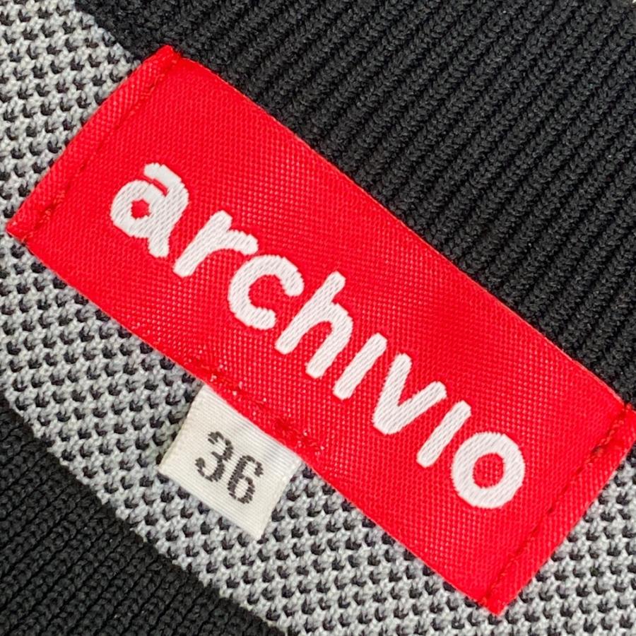 archivio（アルチビオ） 2024年モデル 長袖ニットセーター ブラック系