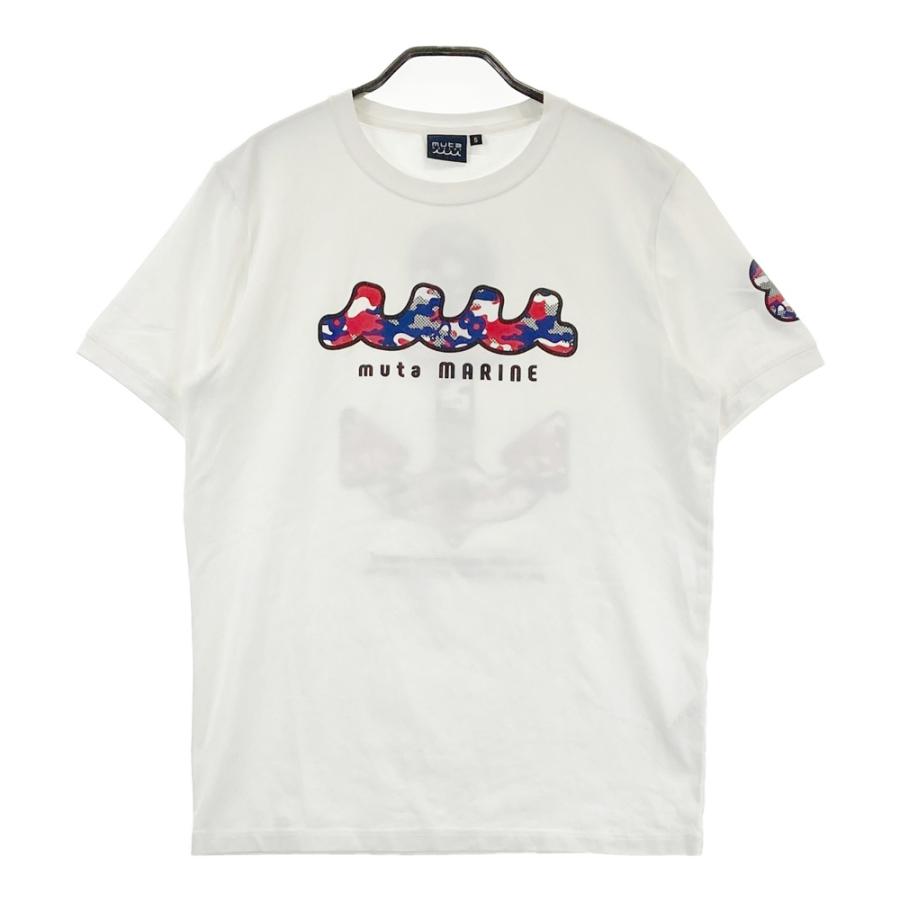 MUTA MARINE ムータマリン 半袖Tシャツ ホワイト系 5 ゴルフウェア 