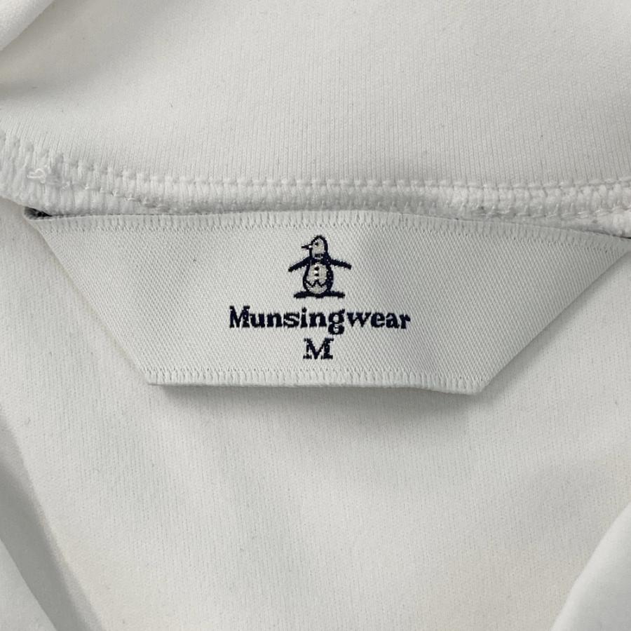MUNSING WEAR マンシングウェア ハイネック 長袖Tシャツ ネイビー バイ