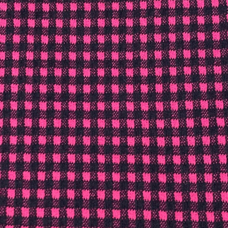 美品】PEARLY GATES パーリーゲイツ 半袖ポロシャツ チェック柄 ピンク