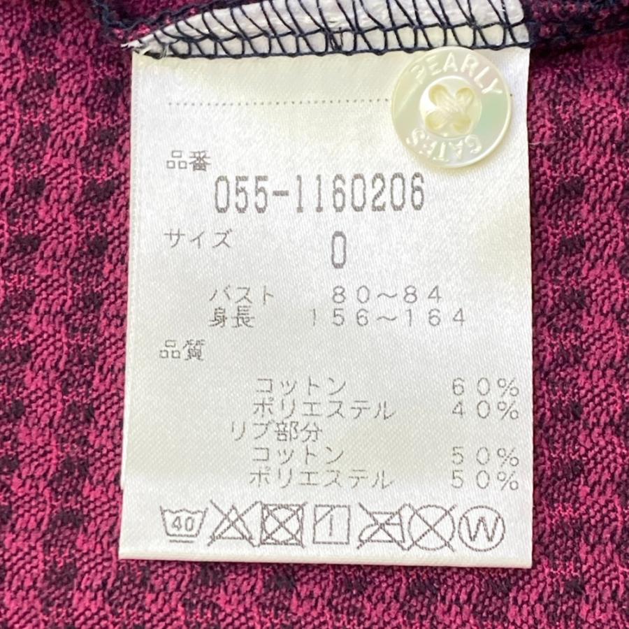 美品】PEARLY GATES パーリーゲイツ 半袖ポロシャツ チェック柄 ピンク