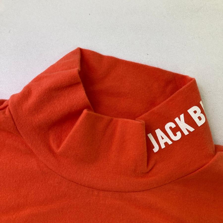JACK BUNNY ジャックバニー モックネック長袖Tシャツ オレンジ系 5