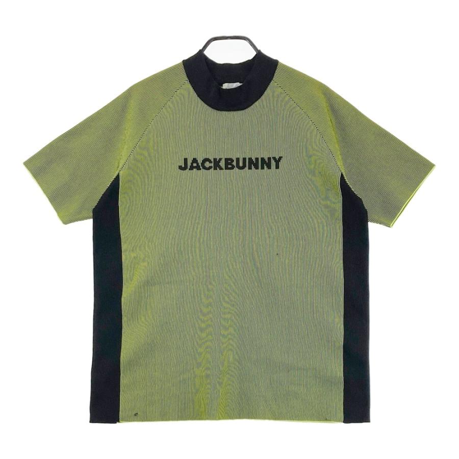 JACKBUNNY グリーン Tシャツ JACK BUNNY ジャックバニー モックネック 半袖 ニットTシャツ グリーン
