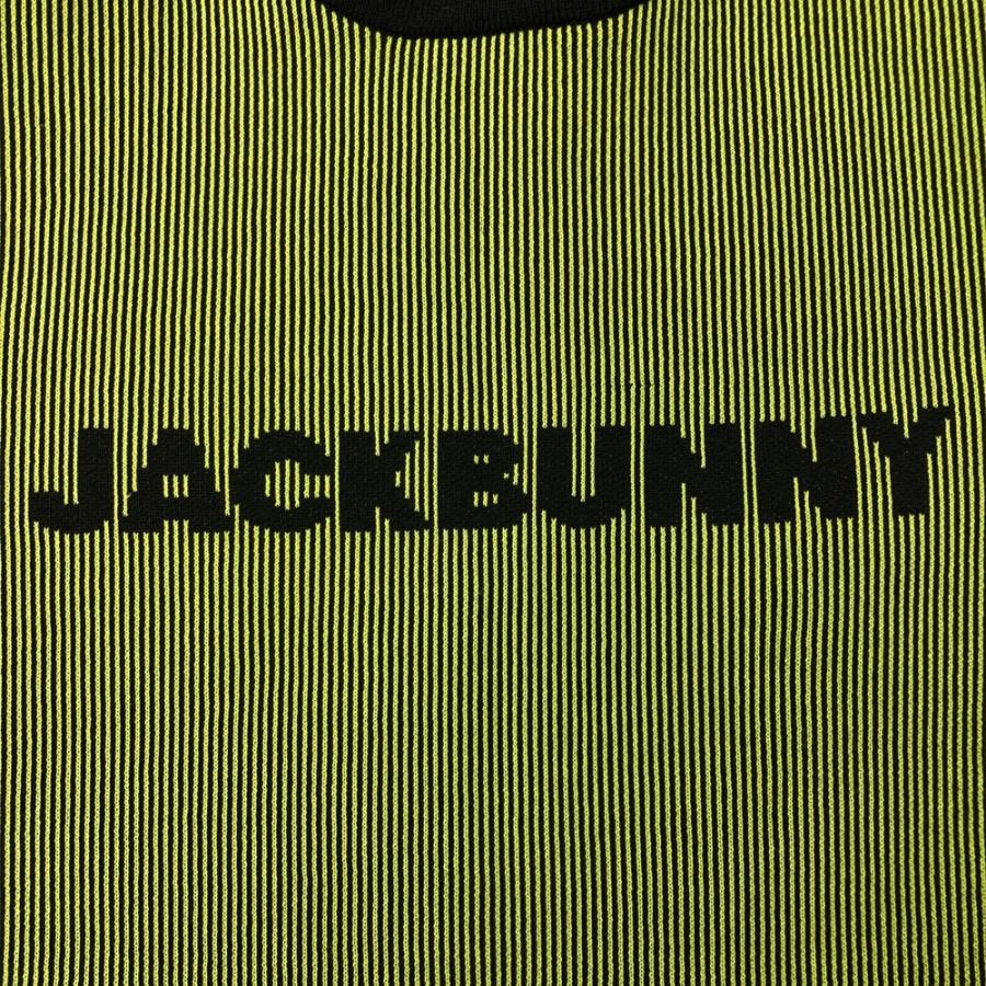 JACK BUNNY ジャックバニー モックネック 半袖 ニットTシャツ グリーン