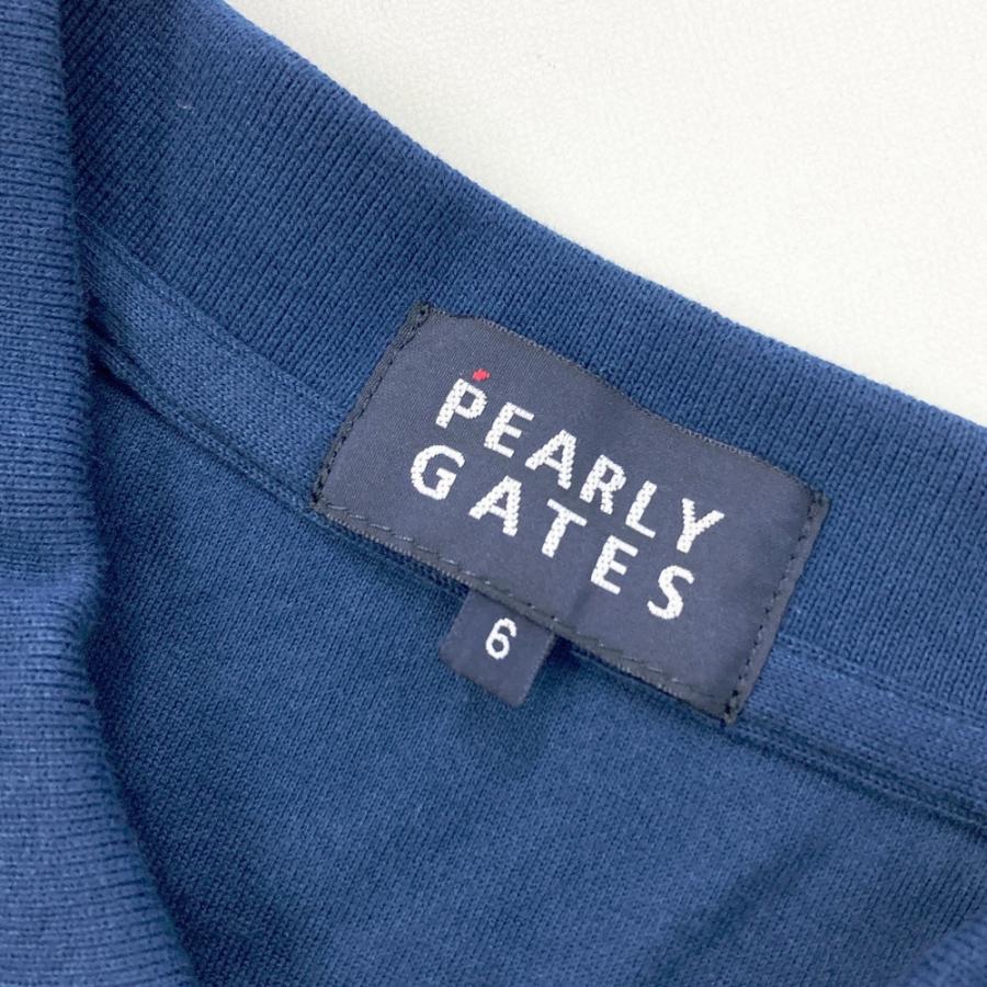 PEARLY GATES パーリーゲイツ 半袖ポロシャツ ネイビー系 6 ゴルフ