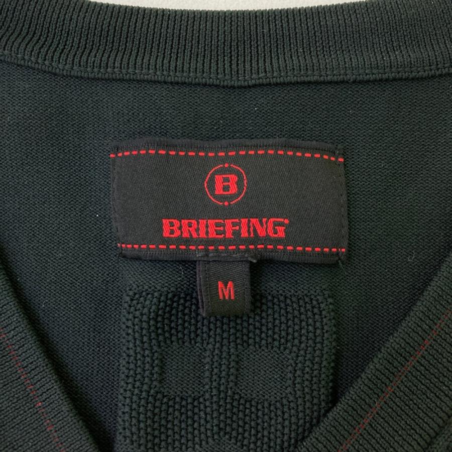 BRIEFING GOLF ブリーフィング BRG231M43 Vネック ニットベスト  ブラック系 M ゴルフウェア メンズ_2