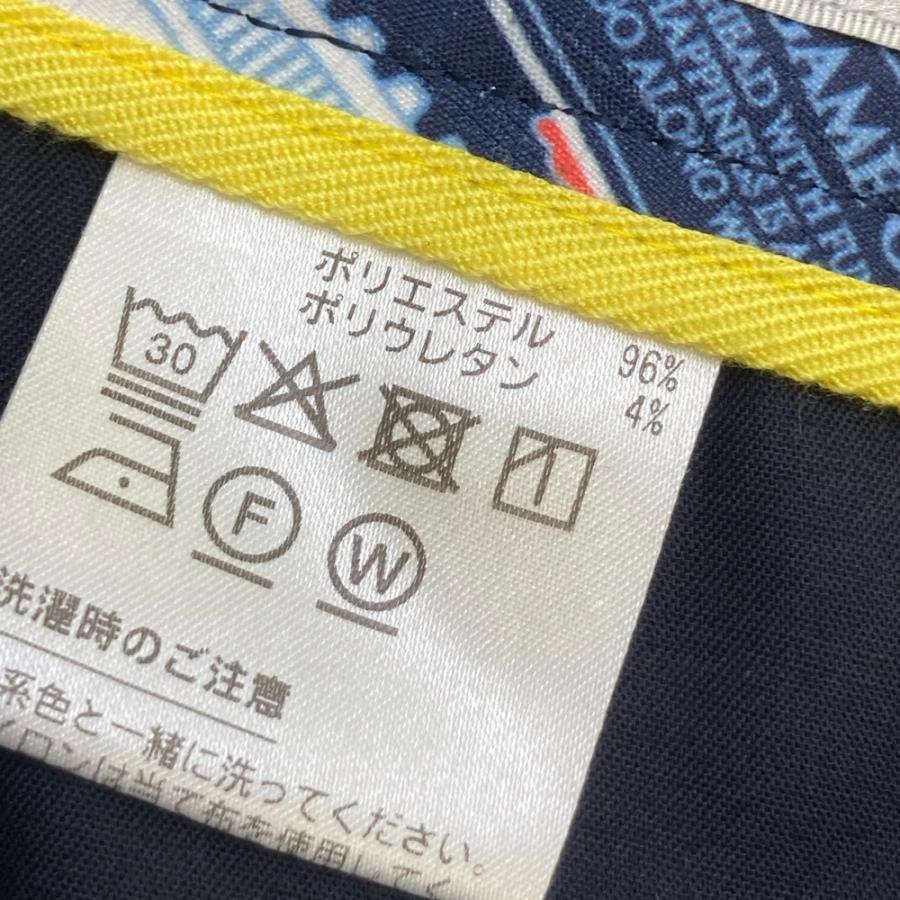 and per se（アンパスィ） ストレッチ ショートパンツ 総柄 ネイビー系
