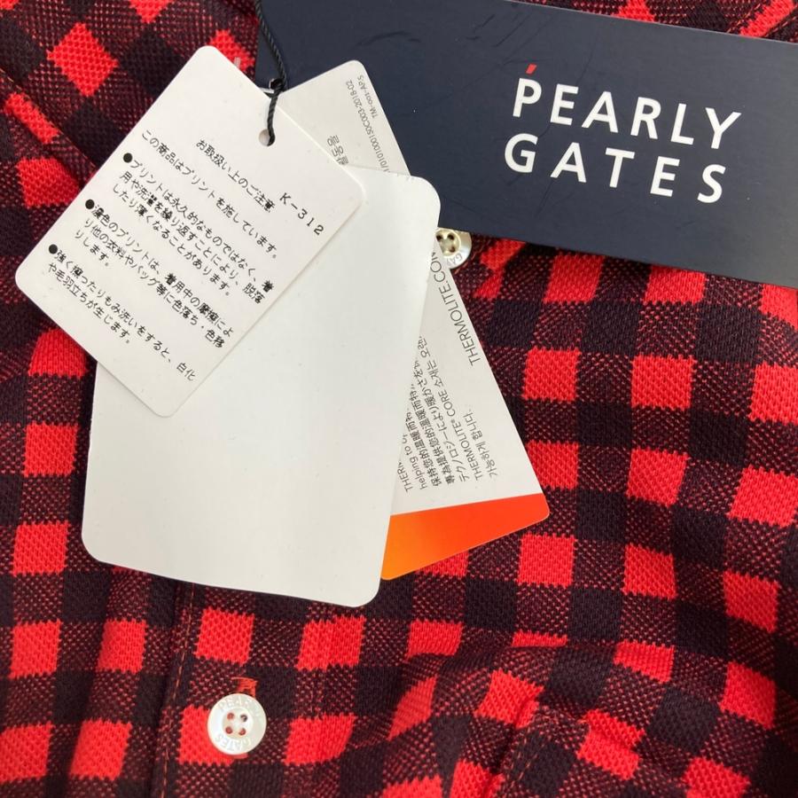 新品】PEARLY GATES パーリーゲイツ 長袖ポロシャツ ボタンダウン