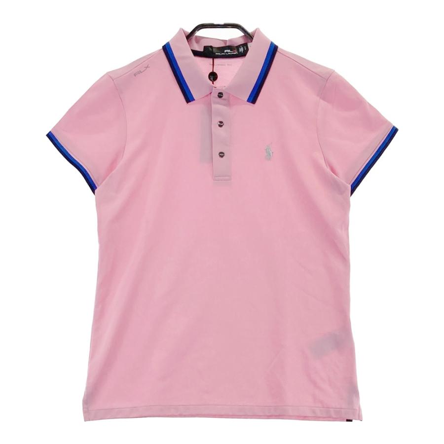 ラスト1 新品RLX GOLF ラルフローレン 半袖 ポロシャツ S M ピンク RLX 【美品】RLX ラルフローレン 半袖ポロシャツ ピンク系 S ゴルフ