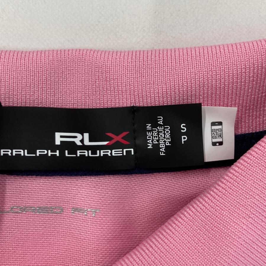 RLX 【美品】RLX ラルフローレン 半袖ポロシャツ ピンク系 S ゴルフ
