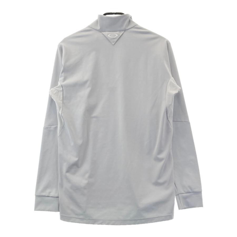 OAKLEY オークリー FOA401621 ハーフジップ長袖 Tシャツ スカル刺繍 