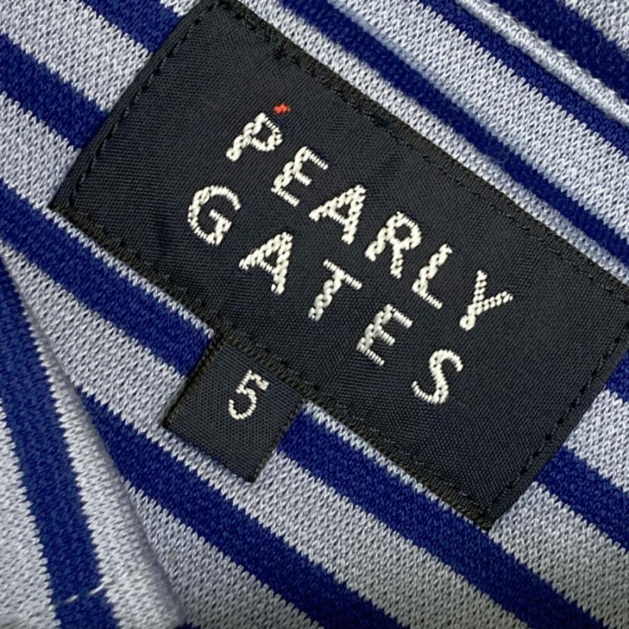 新品未使用 PEARLY GATESパーリーゲイツ 長袖ポロシャツ ネイビー 美品】PEARLY GATES パーリーゲイツ 長袖ポロシャツ ボタンダウン