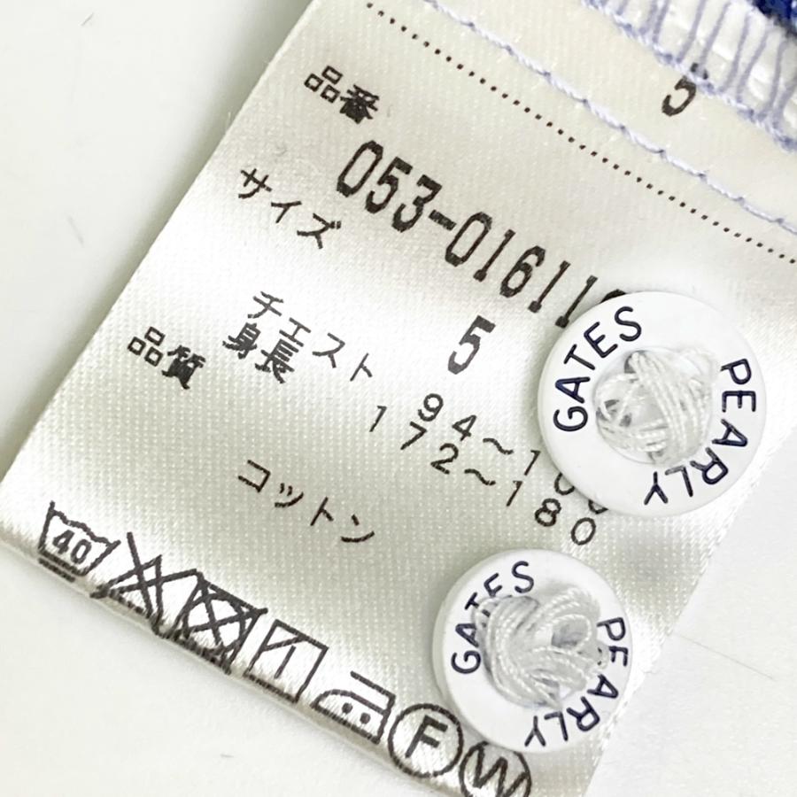 美品】PEARLY GATES パーリーゲイツ 長袖ポロシャツ ボタンダウン