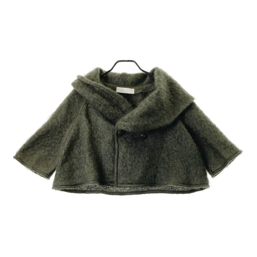 VALENTINO ヴァレンティノ モヘア カーディガン カーキ系 12 