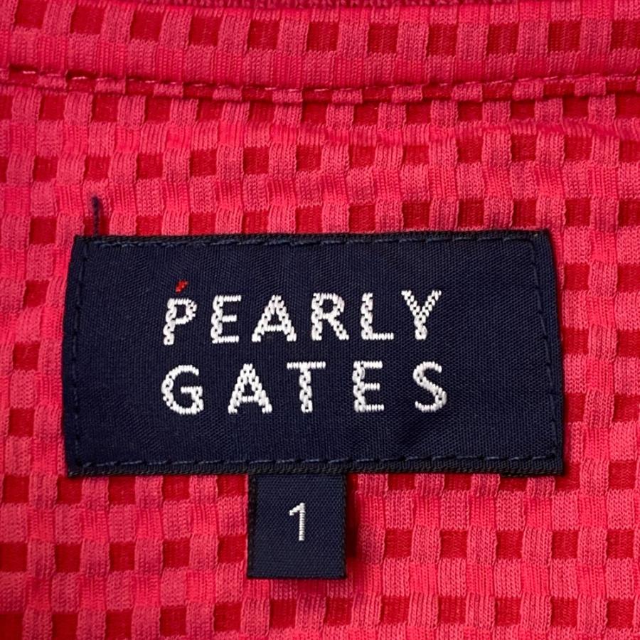 PEARLY GATES パーリーゲイツ 半袖ポロシャツ ピンク系 1 ゴルフウェア