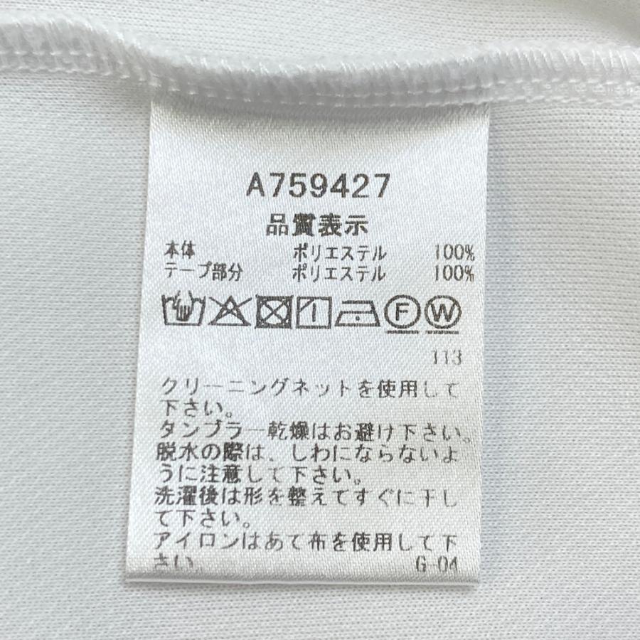 ARCHIVIO アルチビオ ノースリーブポロシャツ 袖フリル ホワイト系 40