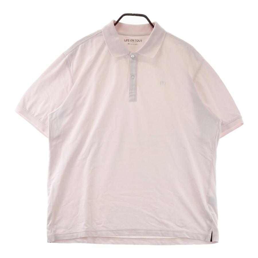 TRAVIS MATHEW トラビスマシュー 半袖ポロシャツ ピンク系 2XL ゴルフ