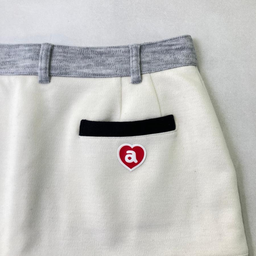 ARCHIVIO アルチビオ ウール混 裏地付 ニットスカート グレー系 40