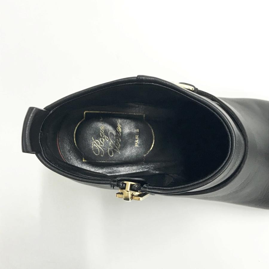 Roger Vivier ロジェ ヴィヴィエ ショートブーティ アンクルブーツ ブラック系 36 レディース_6
