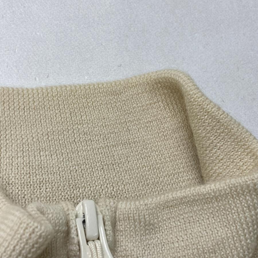 サイズ：M BEAMS GOLF ビームスゴルフ  長袖ジップニットジャケット  ベージュ系 [240101688084] ゴルフウェア メンズ ストスト BEAMS GOLF（ビームス ゴルフ） 長袖ジップニットジャケット ベージュ