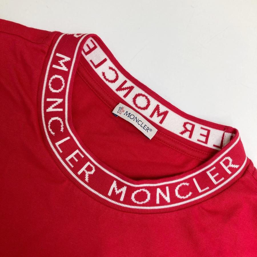 新品】MONCLER モンクレール I10918C00012 半袖Tシャツ レッド系 L 