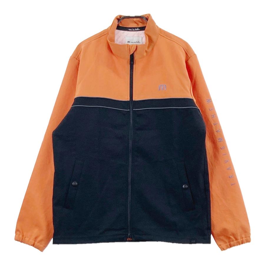 TRAVIS MATHEW トラビスマシュー 長袖 ジップジャケット オレンジ系 L