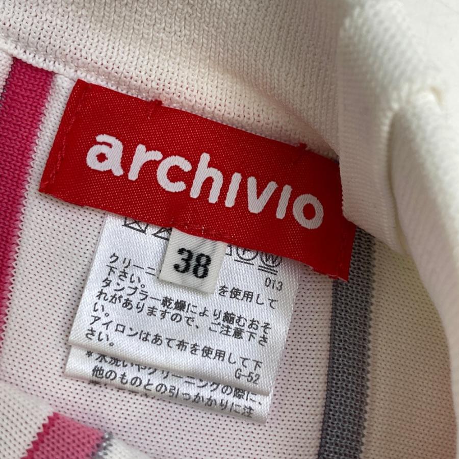 ARCHIVIO アルチビオ リバーシブル ニットスカート ピンク系 38 ゴルフ