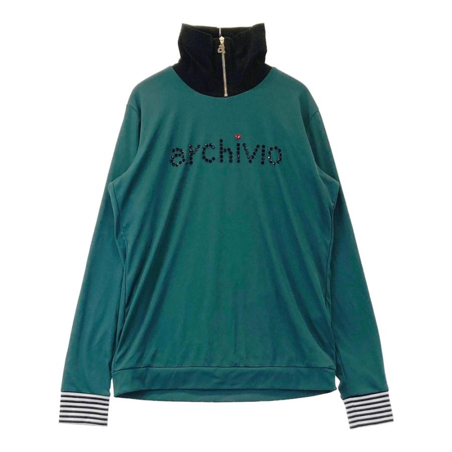 archivio（アルチビオ） ハイネック 長袖Tシャツ グリーン系 38 ゴルフ