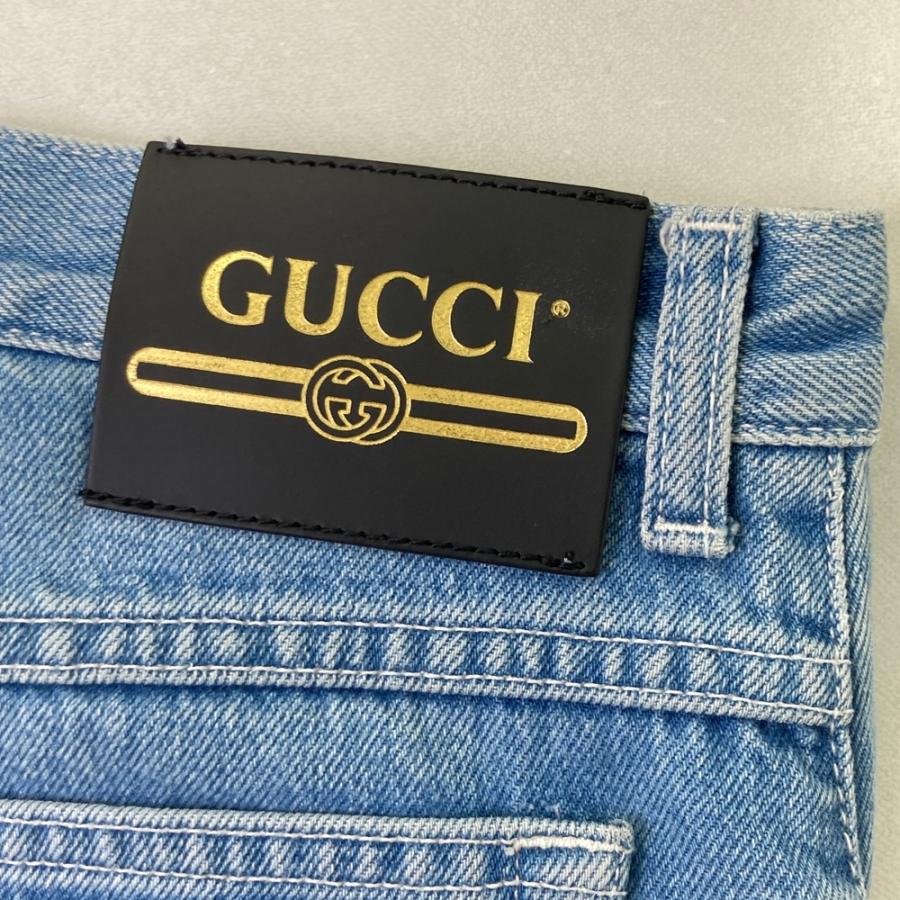 GUCCI（グッチ） ×DISNEY 539790 デニムパンツ ブルー系 25 レディース