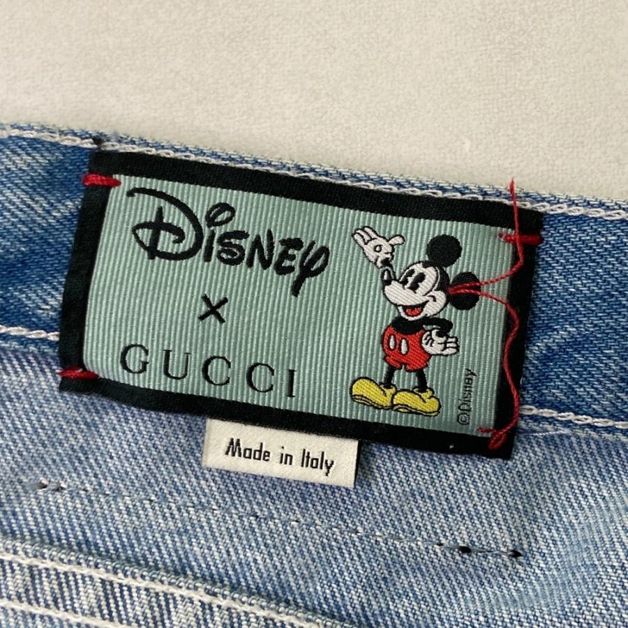 GUCCI（グッチ） ×DISNEY 539790 デニムパンツ ブルー系 25 レディース