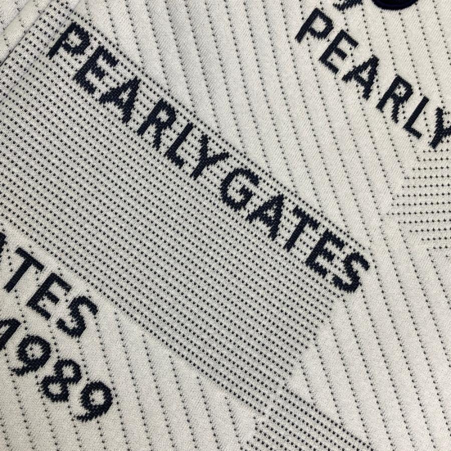 PEARLY GATES パーリーゲイツ スウェット ジップパーカー ロゴ総柄