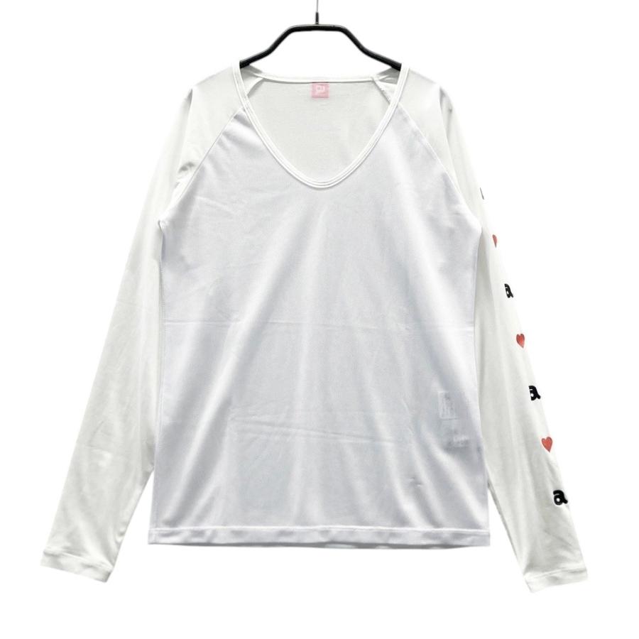 ARCHIVIO アルチビオ 異素材切替 長袖インナーTシャツ ホワイト系 36
