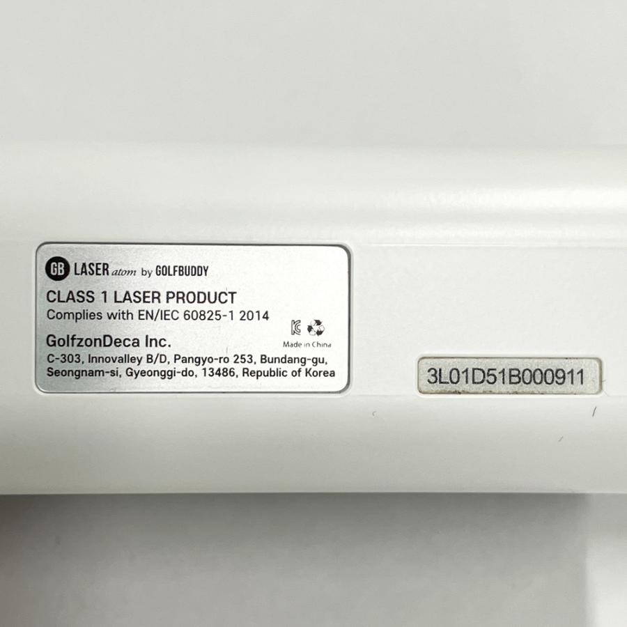 Golf Buddy ゴルフバディー  スコープ LASER atom  ホワイト系  [240101689502] ゴルフウェア ストスト GOLFBUDDY（ゴルフバディ） ゴルフバディー スコープ LASER atom